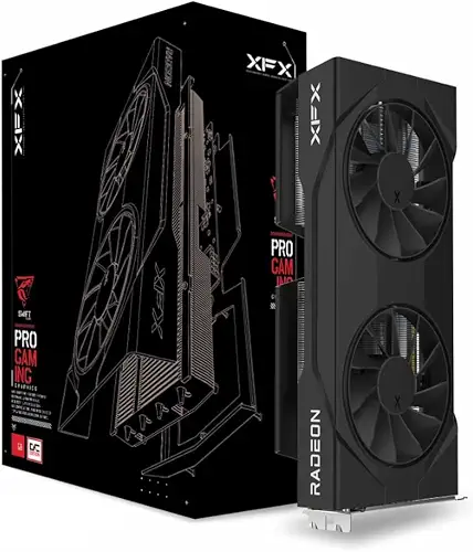XFX Swift AMD Radeon RX 9060 XT OC Gaming Edition with 16GB GDDR6 HDMI 2xDP, RDNA 4