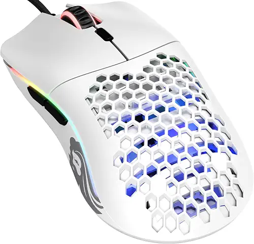 Glorious Model O Wired Gaming Mouse 67g Superlight Honeycomb Design, RGB, Pixart 3360 Sensor