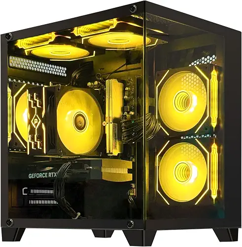 AEXPXO Gaming PC Desktop – Ryzen 7 5700X, RTX 5060, 32 Go, 1 To