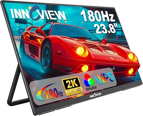 InnoView 27 Inch Monitor Dual Mode 4K UHD 120Hz/FHD 288Hz Larger Monitor, USB-C HDMI Computer PS4