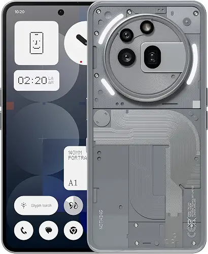 Nothing Phone (3a) Pro 5G Unlocked Smartphone, 12+256GB, Grey 60x