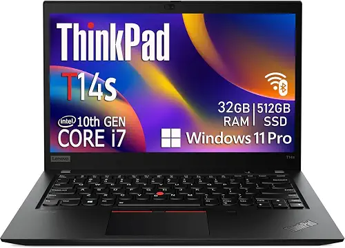 Lenovo ThinkPad T14s · Core i7 10610U · 32 Go