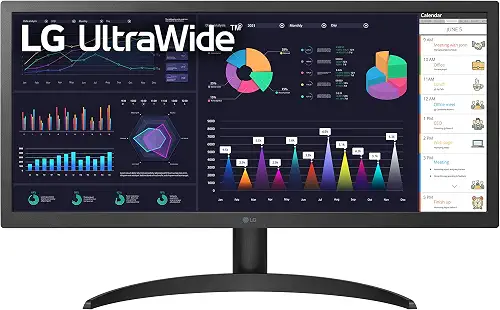 LG UltraWide FHD 26-Inch Computer Monitor 26WQ500-B, IPS with HDR 10 Compatibility and AMD