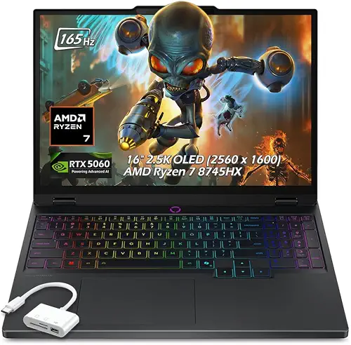 Lenovo Legion Pro 5 · Ryzen 7 8745HX · 32 Go