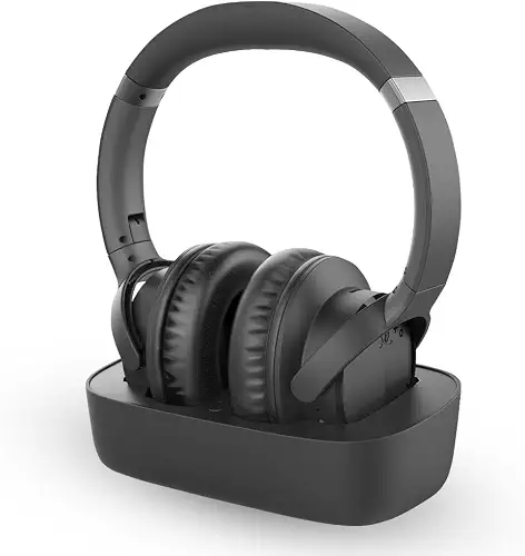 Avantree Ensemble - Wireless Headphones for TV Watching for Seniors 35H