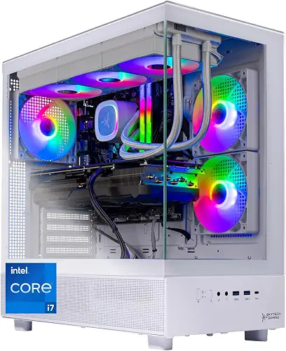 Skytech Gaming Azure 3 Gaming PC – Ryzen 7 7800x3d, RTX 5060 TI, 16 Go