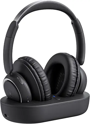 LEVN Wireless Headphones for TV Watching, TV Headphones Wireless for Seniors with Transmitter