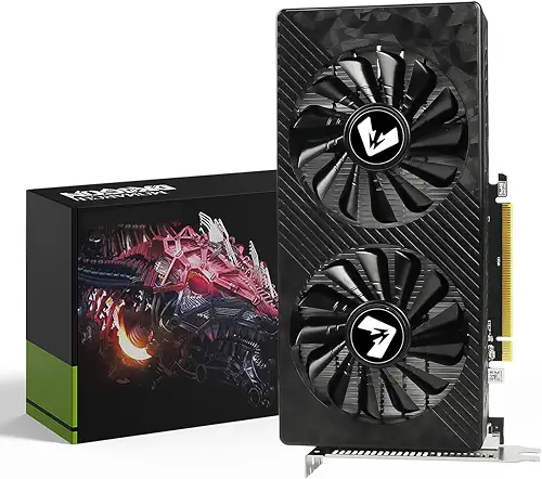 MOUGOL AMD Radeon RX 580 8GB GDDR5 Gaming Graphics Card, HDMI/DP/DVI Black