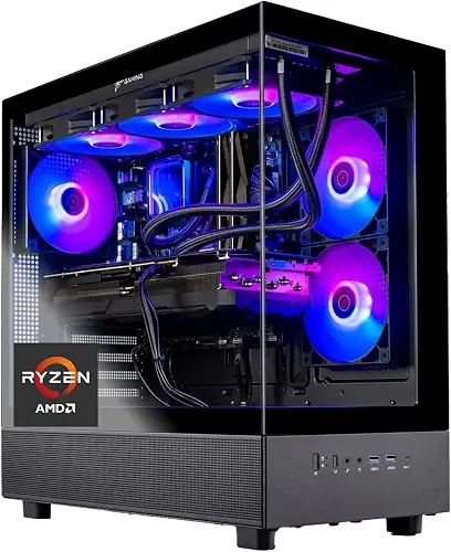 Skytech Gaming PC Desktop – Ryzen 7 9850x3d, RX 9070 XT, 32 Go, 2 To