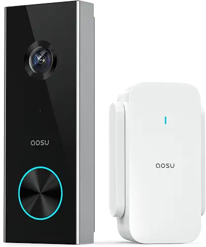aosu 5MP Ultra HD Wireless & Wired Video Doorbell Camera