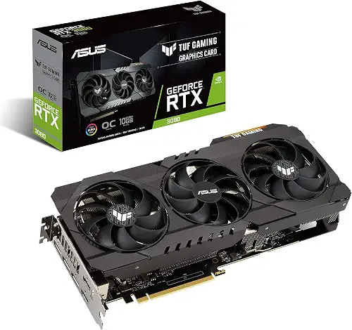 ASUS TUF Gaming NVIDIA GeForce RTX 3080 OC Edition Graphics Card- PCIe 4.0, 10GB GDDR6X, HDMI